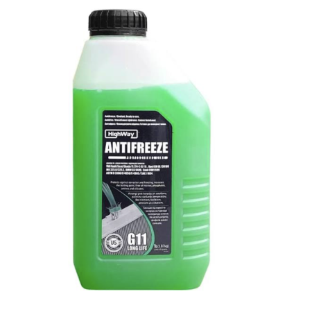 Антифриз HighWay ANTIFREEZE-40 LONG LIFE G11 (зелений) 1л